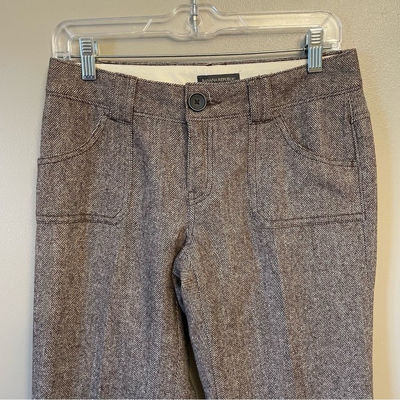 Vintage Y2K Banana Republic wool blend herringbone size 2 lined - Picture 3 of 12